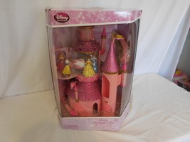 Disney Princess Deluxe Castle Playset Cinderella Belle Ariel Jasmine Aur... - £135.81 GBP