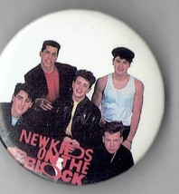 Vintage new Kids On the Block NKOTB 1.5&quot; pin button #2 - £19.01 GBP
