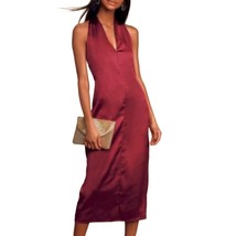 Bishop + Young Burgundy Camila T-Back Cocktail Dress NWT Size Medium - $59.39