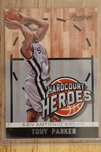 2013-14 Prestige Hardcourt Heroes #13 Tony Parker Spurs Basketball Card - £2.28 GBP