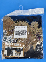 Godzilla T-shirt King Ghidorah Japanese Ukiyoe Black Size XL - £36.13 GBP