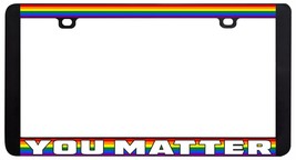 Vous Matter Gay Lesbienne Lgbtq Arc-en-Ciel Licence Plaque Cadre - £5.60 GBP