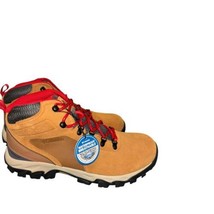 Columbia Men Newton Ridge Plus II Suede WP Hiking Boot elk/red BM2812-286 - $55.00