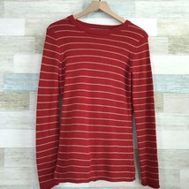 Bitten Sarah Jessica Parker Wool Cashmere Sweater Red Striped Womens Siz... - $13.85