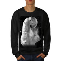 Bear Disco Space Animal Jumper Party Animal Men Sweatshirt - $18.99