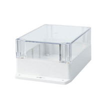 Bourne Polycarbonate Clear Lid Enclosure with Flange - 171x121x80mm - $63.70