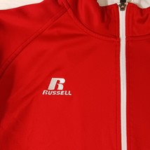 Russell Athletic S71QLMK Coosa Valley Men's Red & White Full Zip Sweatshirt Sz L image 13
