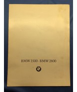 1971 BMW 2500 &amp; 2800 Sales Brochure Folder Excellent Original 71 No Deal... - $27.12 CAD