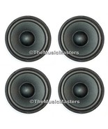 (4) 8 inch Car Audio Stereo Sound OEM style WOOFERS Bass Speakers 4 Ohm ... - £57.10 GBP