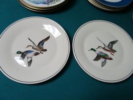 Compatible with Lenox Special Pattern Collector Plates Pair Ducks 10 1/2&quot; - £51.13 GBP
