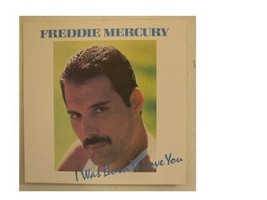 Freddie Mercury Poster I Was Born To Queen Flat - $35.99