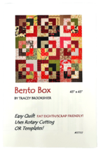 Bento Box Easy Quilt Pattern 07707 Tracey Brookshier 45&quot; x 45&quot; 2003 Wall... - $9.74