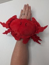 The Petting Zoo Red Crab Bracelet Stuffed Animal Plush Bracelet Cute Funny 9” - £11.63 GBP