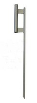 1 GROUND METAL SPIKE HOLDER FOR 16 FOOT FLAG POLE advertizing SPIKE ONLY... - $18.99