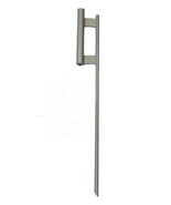 1 GROUND METAL SPIKE HOLDER FOR 16 FOOT FLAG POLE advertizing SPIKE ONLY... - $25.79 CAD