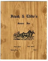 Frank &amp; Eddie&#39;s Seneca Inn Menu Route 5 Syracuse Road in Clinton New Yor... - £27.84 GBP