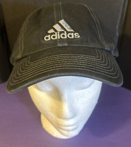 Adidas Climalite Hat Lightweight Cap Hat Black Adjustable Strap Breathable - £11.18 GBP