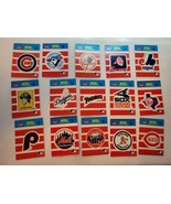 1986 Fleer Miniatures Team Logo Stickers Mini - Lot of 15 New York Mets ... - £3.15 GBP