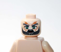Minifigure Male Yelling Head Grey Beard Head Diy  Toys US - €3,74 EUR