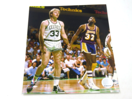 Larry Bird Magic Johnson Glossy Photo 8x10 Boston Celtics L.A. Lakers - £9.67 GBP