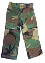 New Bdu Woodland Camouflage Pants Made In The Usa Toddler Youth Size 4 / 4T - £16.53 GBP