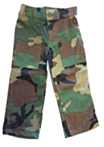 New Bdu Woodland Camouflage Pants Made In The Usa Toddler Youth Size 4 / 4T - £16.58 GBP