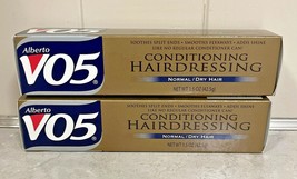 (2) Alberto VO5 Conditioning Hairdressing Normal/Dry Hair 1.5oz Each New - $17.95