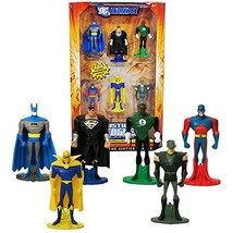 Year 2008 DC Universe Justice League Unlimited JLU Series 6 Pack 3 Inch Tall Fig - £62.90 GBP
