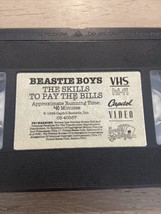 Skills to Pay the Bills by Beastie Boys (VHS, Jun-1992, Capitol/EMI) No ... - £6.39 GBP
