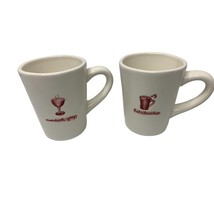William Sonoma 2 pc set coffee cup mug Hot Chocolate Swedish Glogg - £15.48 GBP