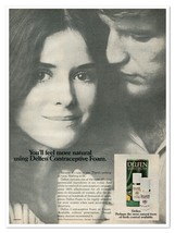 Delfen Contraceptive Foam Birth Control Vintage 1972 Full-Page Magazine Ad - $9.70