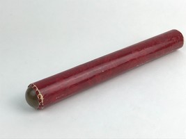 Vintage Hand Made Red Cardboard Tube Kaleidoscope with Marble end Works ... - £15.81 GBP