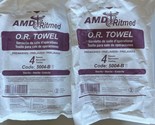 AMD Ritmed Operating Room O.R. Towels 5004-B Sterile 17&quot; x 24&quot; Blue 2 PK... - $10.26