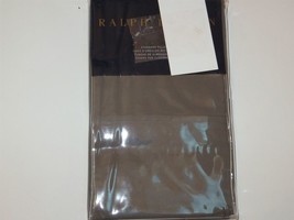Ralph Lauren 464 Solid Percale Modern Charcoal king Pillowcases New - $60.43