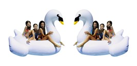 (2) Pack - Inflatable Giant Swan 75&quot; Rideable Toy Party Leisure Float 388328-LF - £47.36 GBP