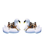 (2) Pack - Inflatable Giant Swan 75&quot; Rideable Toy Party Leisure Float 38... - £47.91 GBP