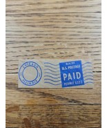 US Mail Post Meter Stamp Chicago Illinois Cutout USPS - $3.99