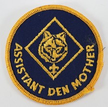 Vintage Assistant Den Mother Insignia Navy Twill Boy Scouts America BSA Patch - £9.34 GBP