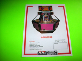 Gold Mine + Fairground Attraction Original Nos Arcade Game Sales Flyer Vintage - £13.83 GBP