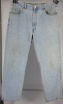 Levi&#39;s Authentic 505 Regular Fit Straight Leg Blue J EAN S W38 L30 100% Cotton Usa - $22.86