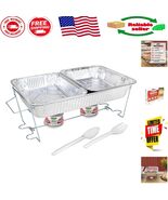 Durable &amp; Versatile Disposable Chafing Dish Kit - Perfect for Caterers &amp;... - $921.56 MXN