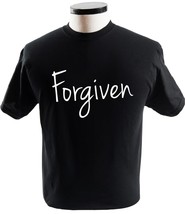 Forgiven Shirt Vintage Bold Jesus Washes Sins Christian Tee Religion T-S... - £13.54 GBP+