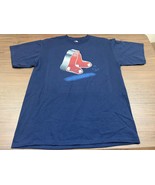 Boston Red Sox Men&#39;s Blue MLB Baseball T-Shirt - MLB Genuine Merchandise... - £5.25 GBP