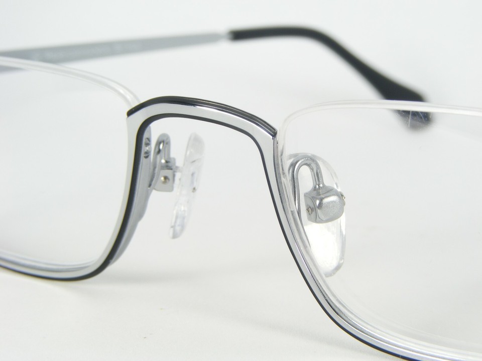 LB Design LB-1067 C 02 Silver/Black Eyeglasses Metal Frames 51-19-145mm-
show... Item image 7