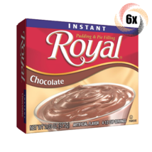 6x Packs Royal Chocolate Instant Pudding Filling | 4 Servings Per Pack |... - £12.36 GBP
