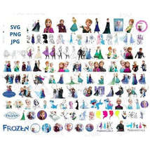 Disney Frozen designs SVG bundle package - $2.50
