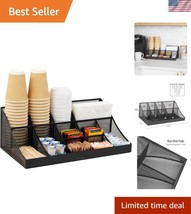 Efficient Dual-Tier Cup and Condiment Organizer - 11 Compartments for An... - $59.00