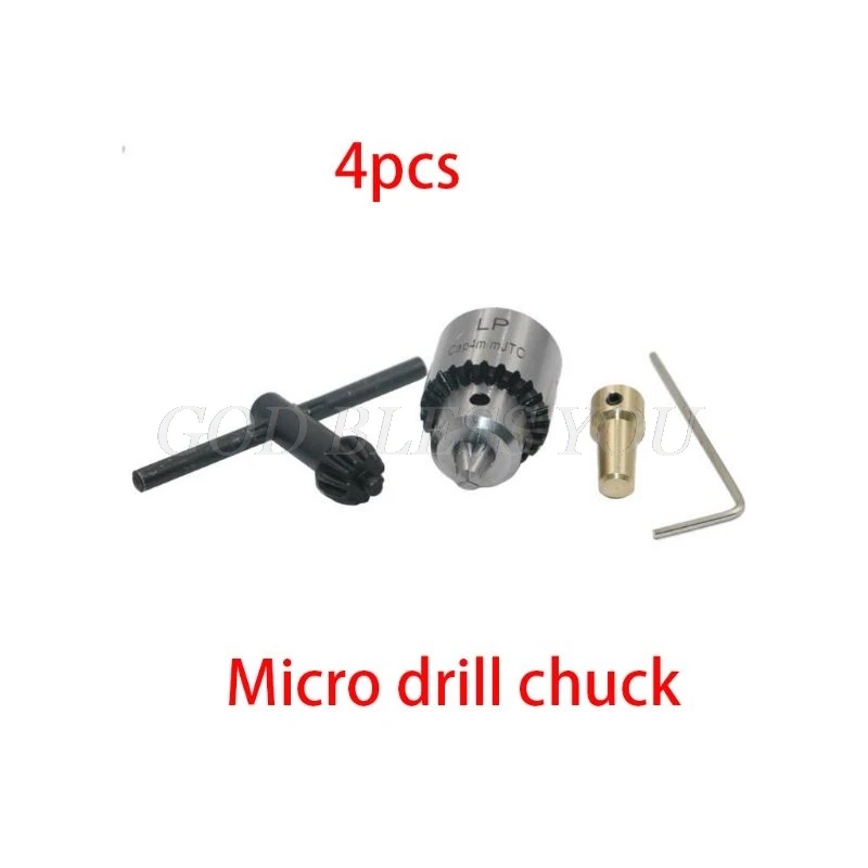 MiDrill Chu Motor Jaw Clamping 0.3-4mm Cone Mounted Spindle 3.17mm Shaft  - £153.29 GBP