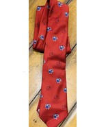 Vintage Balancine The Tie Works Red Disney Mickey Mouse Neck Tie Made In... - $25.56 CAD