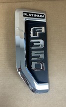2017-2023 Ford F350 Platinum Chrome Fender Emblem Left LH Driver Side OEM - £38.44 GBP
